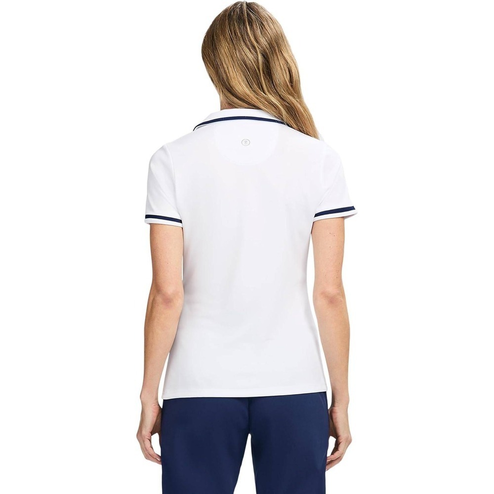 NWT Izod Womens Polo Shirt Performance Stretch Short Sleeve Top SZ L - Picture 3 of 7